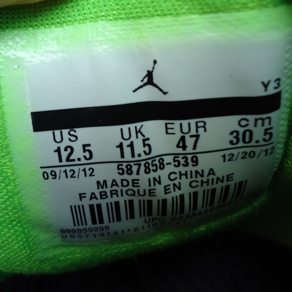SIZE 12.5. Nike Air Jordan Melo Training Basketball sneakers shoes. main image 7